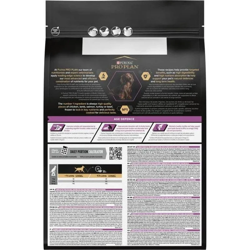 PRO PLAN SMALL & MINI ADULT 9+ Riche en Poulet de Haute Qualité