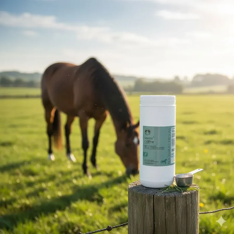 Vermifuge Naturel pour Chevaux - Vermi'calme - 500 g - Naturacheval