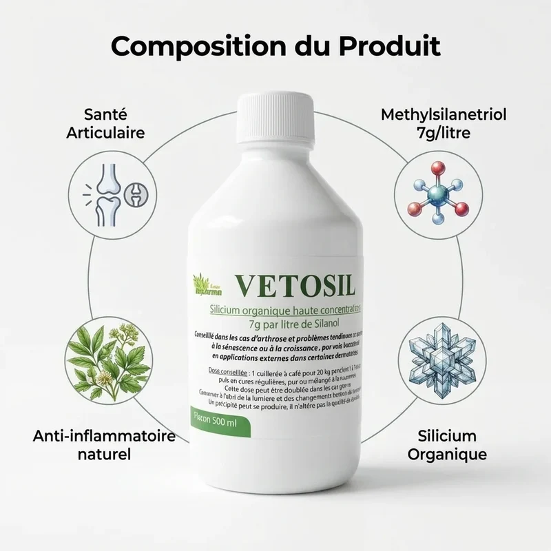 Vetosil - Arthrose et Douleur Articulaire Chien & Chat - Labo-Demeter