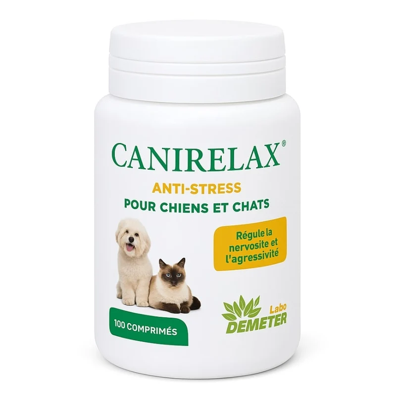 Canirelax - Anti-Stress Naturel Chat & Chien - Labo-Demeter