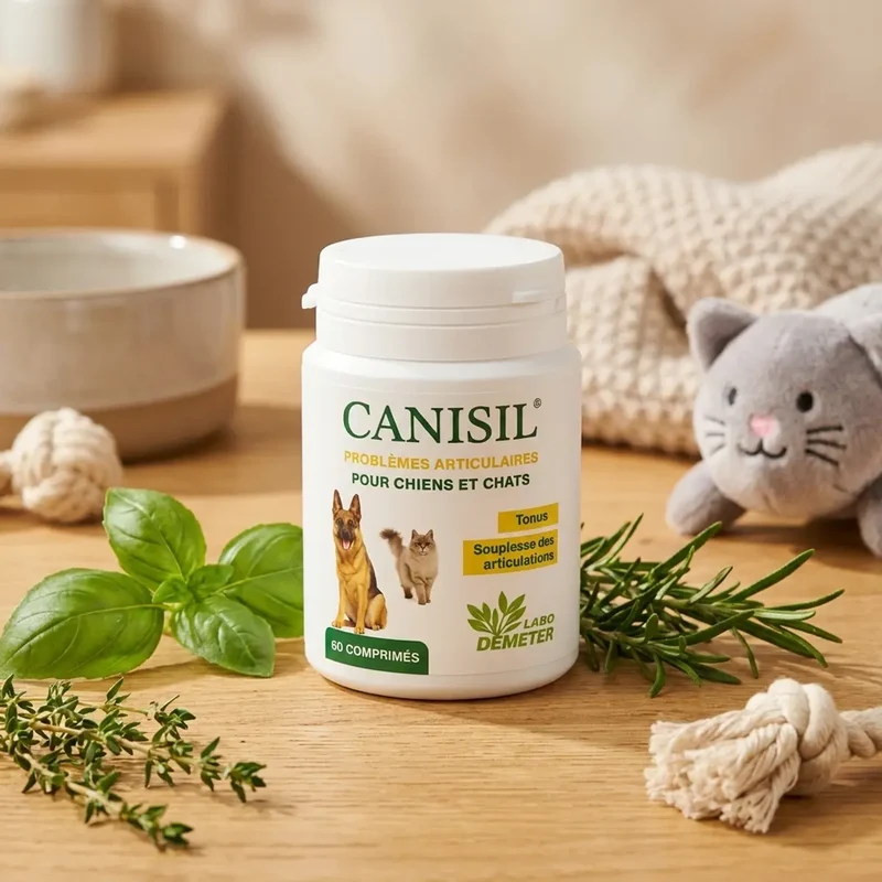 Canisil 60 comprimés - Anti-inflammatoire arthrose Chien & Chat - Labo Demeter