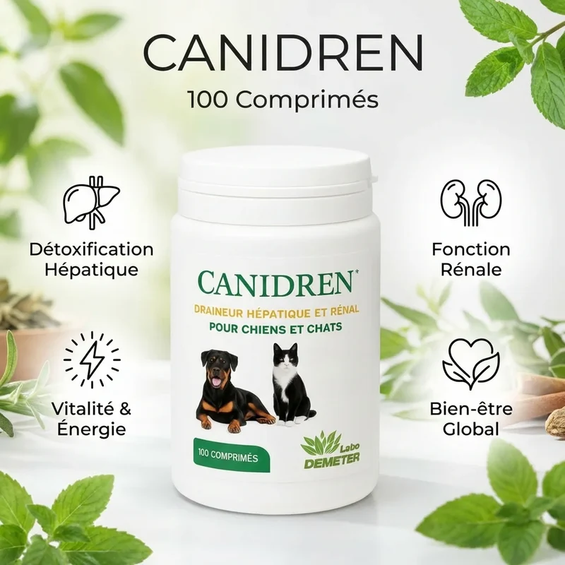 Canidren - Draineur Hépatique et Renal Chien & Chat - Labo-Demeter