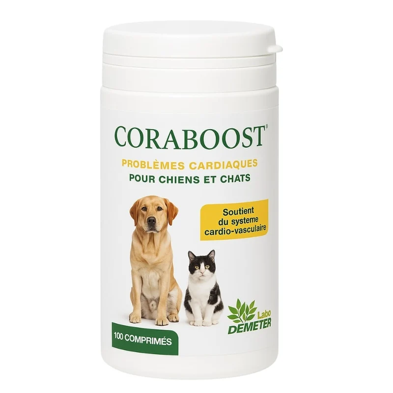 Coraboost - Traitement des problèmes Cardiaques Chien et Chat - Labo-Demeter