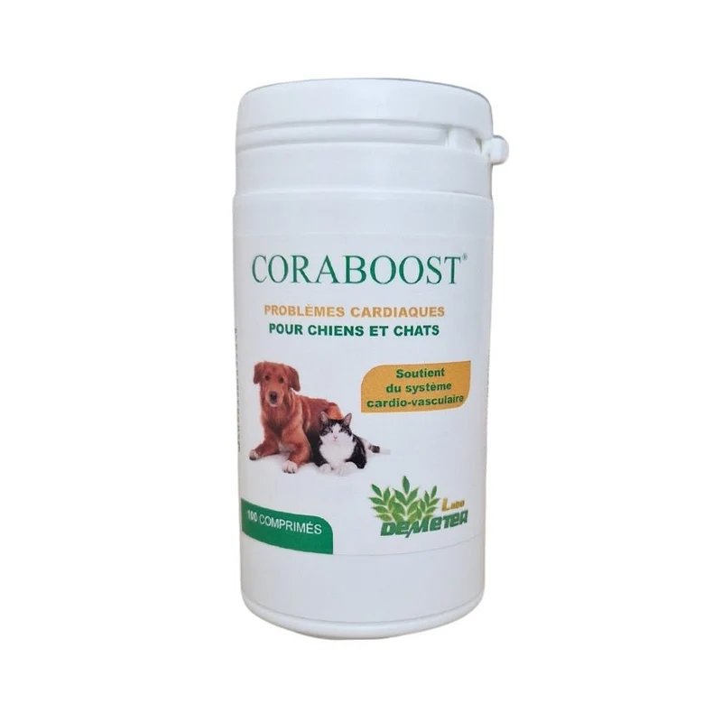 Coraboost - Traitement des problèmes Cardiaques Chien et Chat - Labo-Demeter