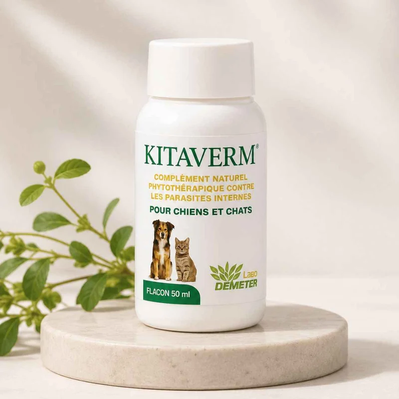 Kitaverm - Vermifuge Naturel pour Chien et Chat Labo-Demeter