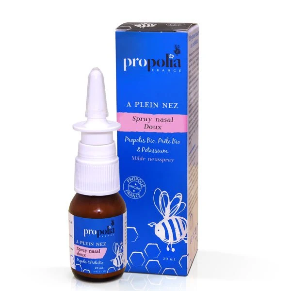 Spray Nasal Doux à La Propolis Bio - Prêle et Miel - 20 Ml - Propolia-Apimab