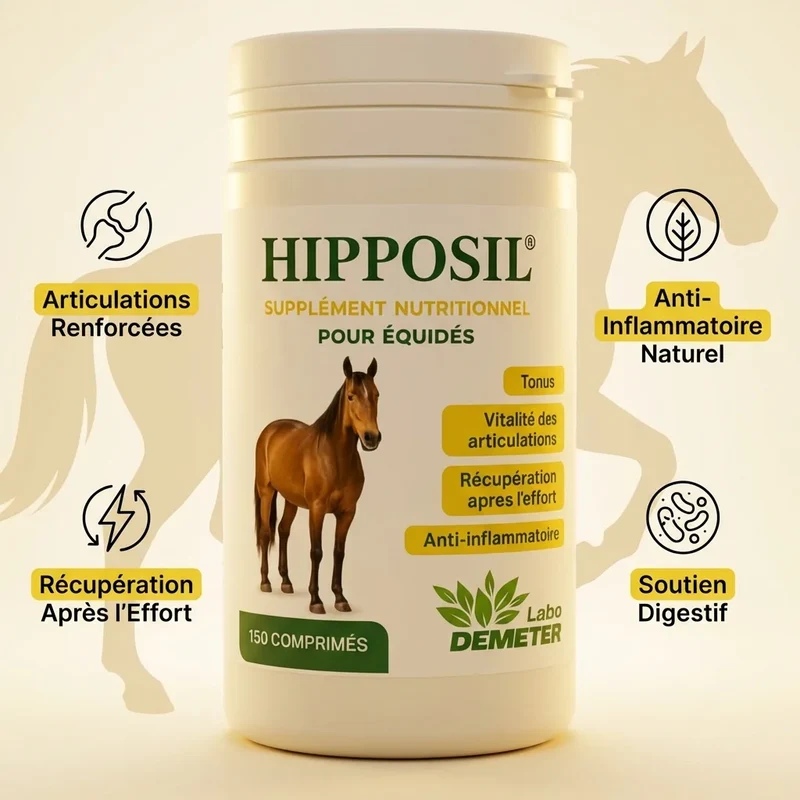 Hipposil - Arthrose du cheval, articulation & tendons - en comprimés - Labo-Demeter