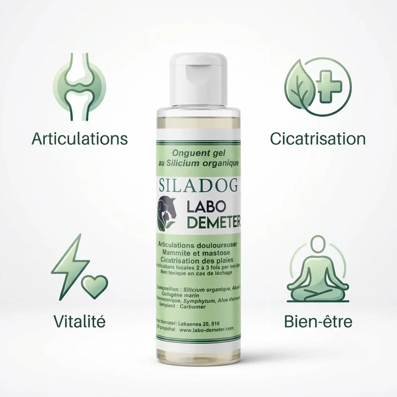 Siladog - Crème articulations, cicatrisant Chien et Chat - Labo-Demeter
