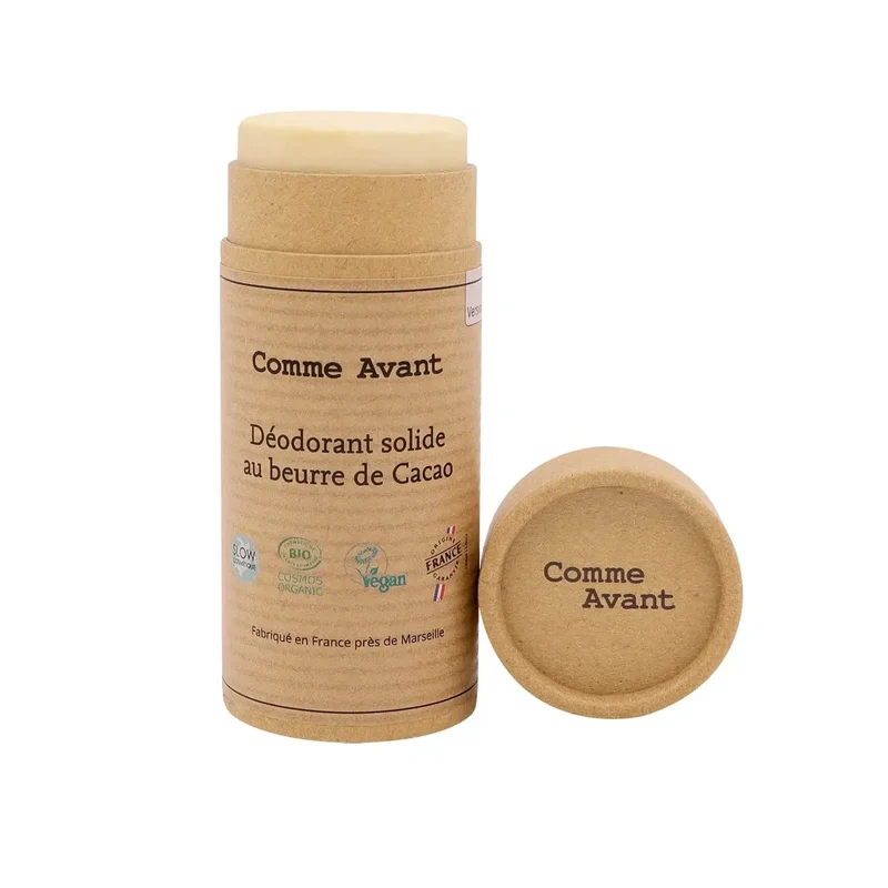 Déodorant Solide au Beurre de Cacao Bio - 50g - Comme Avant