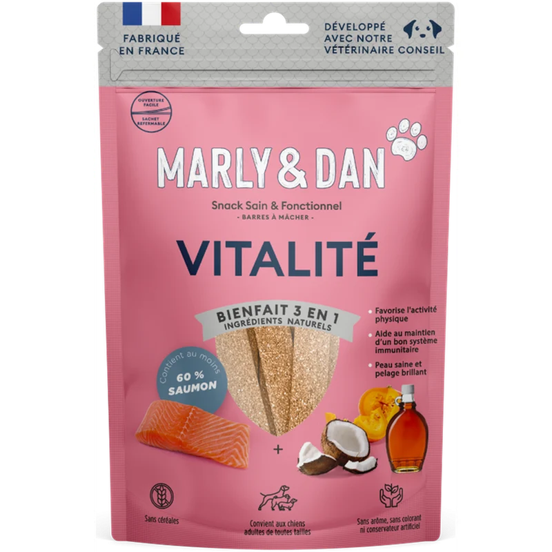 Barres à Mâcher Vitalité – Saumon
