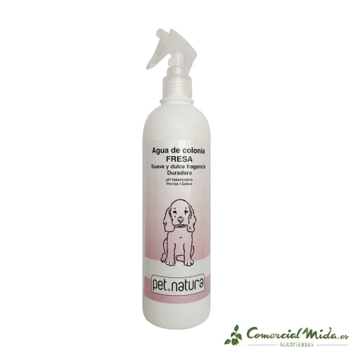 PETNATURA Eau de Cologne Fraise pour Chiens et Chats