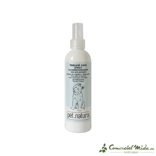 PETNATURA Spray revitalisant sans rinçage pour animaux de compagnie