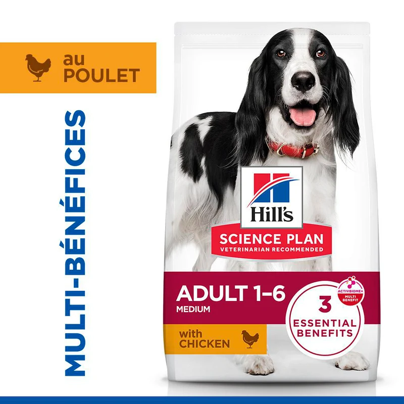 Hill's Science Plan Medium Adulte au poulet - croquettes chien