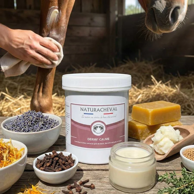 Baume Dermi-Calme 500g - Soin Apaisant & Réparateur pour Chevaux - Naturacheval