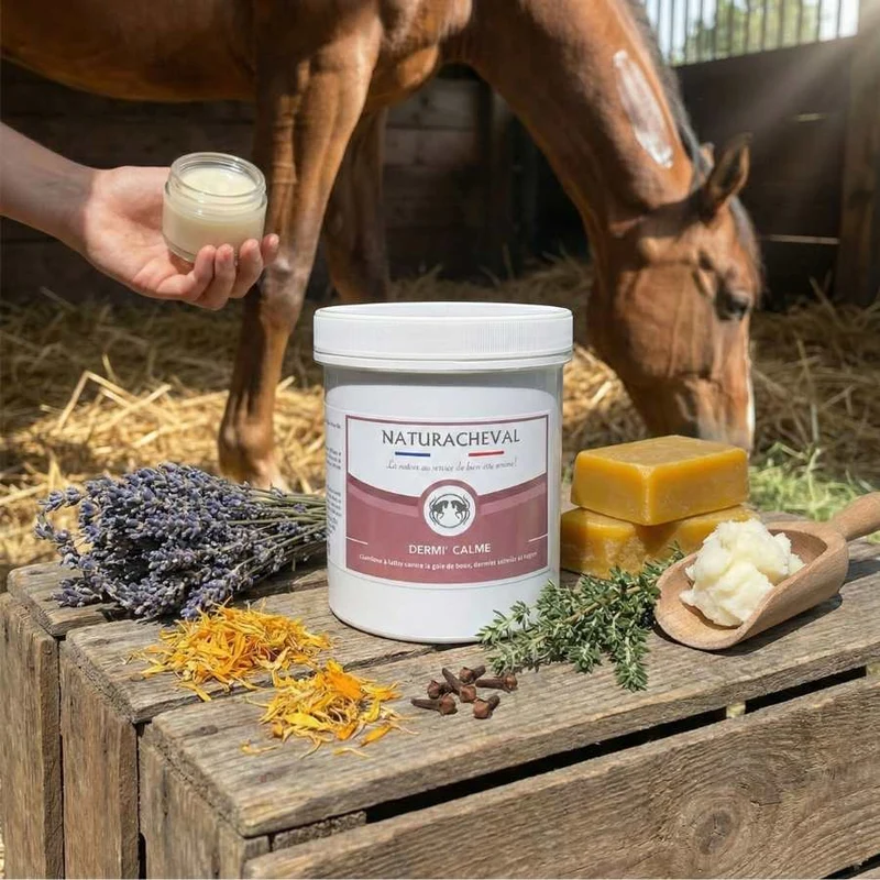 Baume Dermi-Calme 500g - Soin Apaisant & Réparateur pour Chevaux - Naturacheval