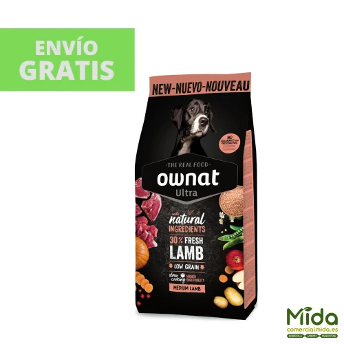 Je pense que OWNAT Ultra Medium Lamb&Rice Dogs with Sensitivity