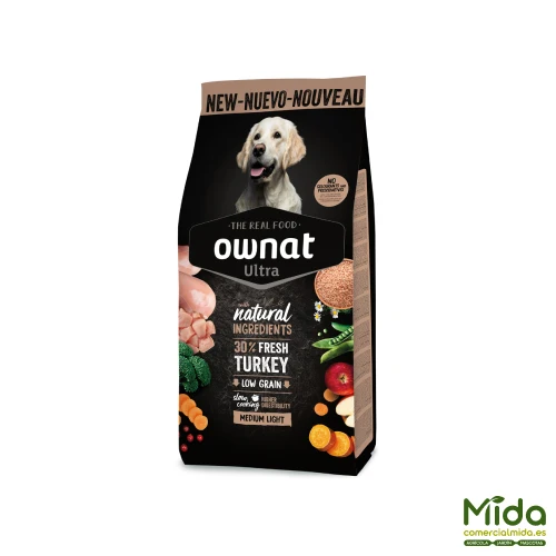 Je pense OWNAT Ultra Medium Light pour chiens en surpoids