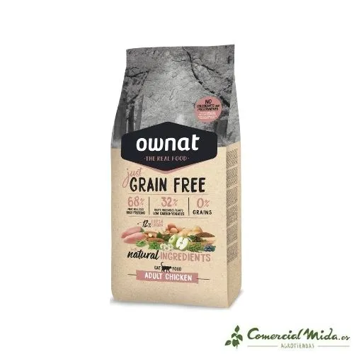 Je pense que OWNAT Grain Free Sterilized Cat pour chats stérilisés