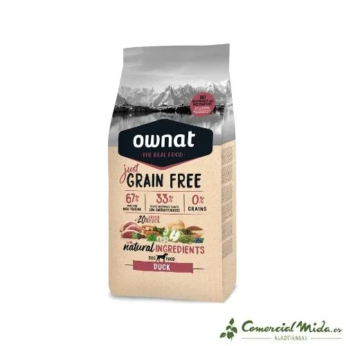 Je pense que le canard adulte sans grain OWNAT pour chiens adultes