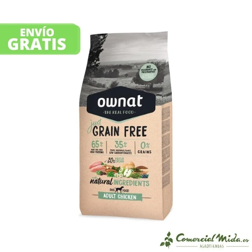Je pense OWNAT Grain Free Adult Chicken pour chiens adultes