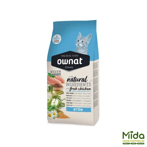 Nourriture que OWNAT Cat Classic Kitten pour chatons