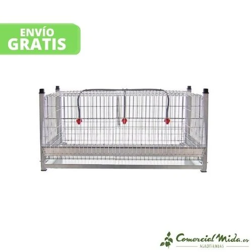 GÓMEZ Y CRESPO Cage d'exposition pour poulets et oiseaux 0,90 m