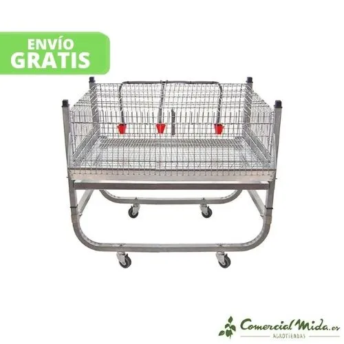 GÓMEZ Y CRESPO Cage d'exposition pour poulets et oiseaux 0,90 m