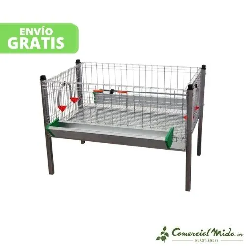 Cage 1er étage sans toit GÓMEZ Y CRESPO Poulets 2ème âge
