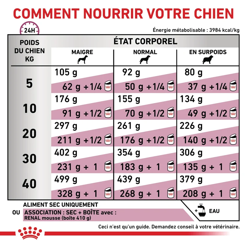 Royal Canin Veterinary Renal - aliment pour chien