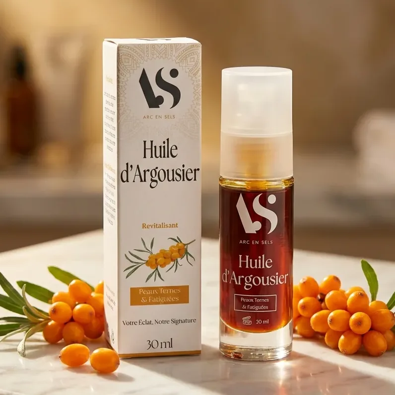 Huile d'Argousier Bio - Soin du Visage 30 ml - Arc en Sels