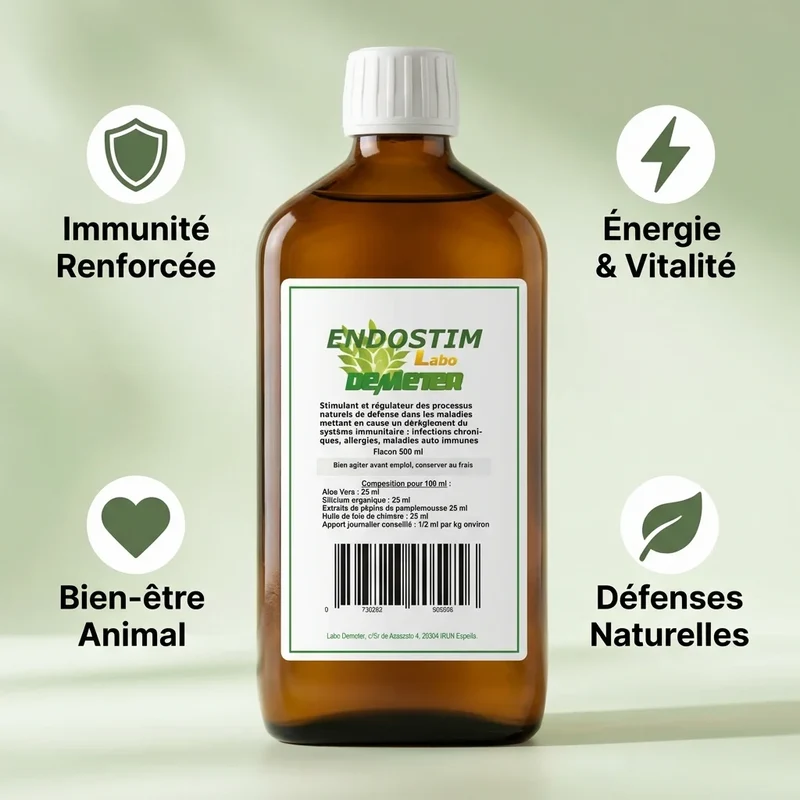 Endostim - Immunité du chat et du chien - 500 ml - Labo-Demeter