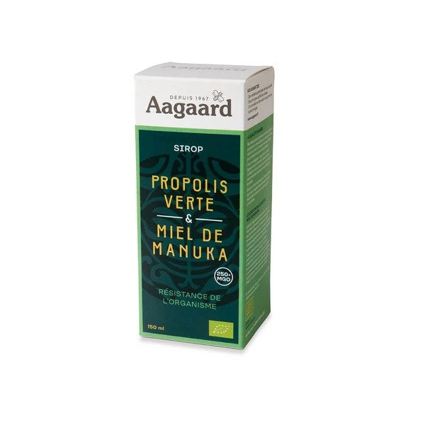 Sirop Propolis Verte et Miel de Manuka - 150 ml - Aagaard