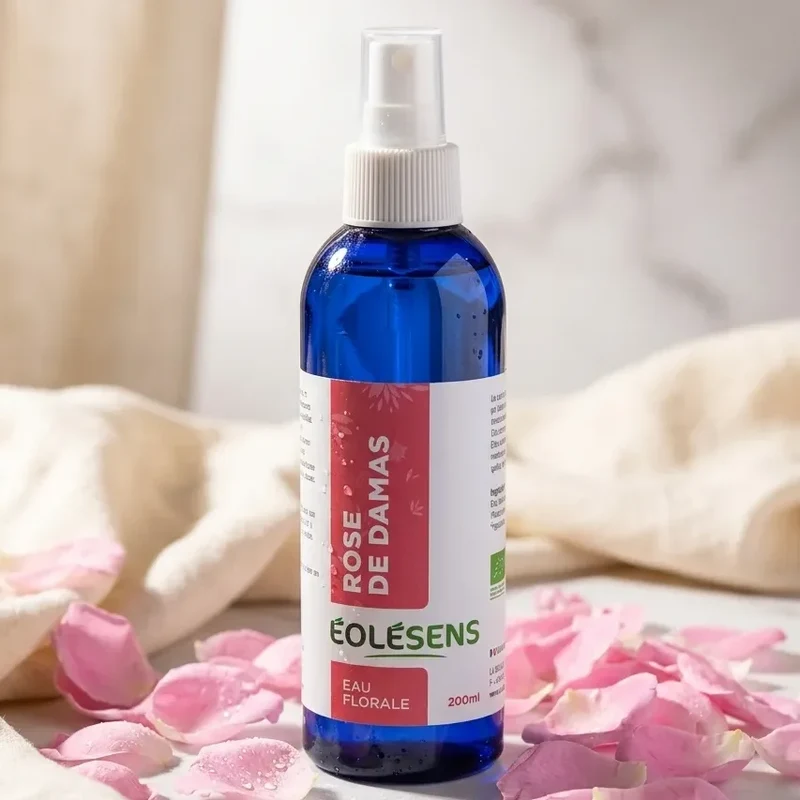 Eau Florale de Rose Bio Sans Alcool - 200 ml - Eolesens