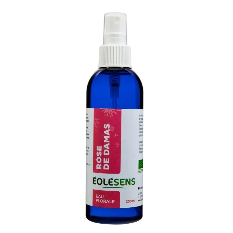 Eau Florale de Rose Bio Sans Alcool - 200 ml - Eolesens