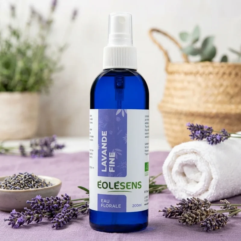 Eau Florale Lavande Bio Sans Alcool - 200 ml - Eolesens