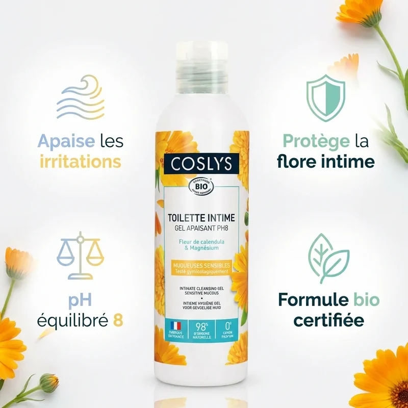 Gel toilette intime apaisant Bio - 250 ml Coslys