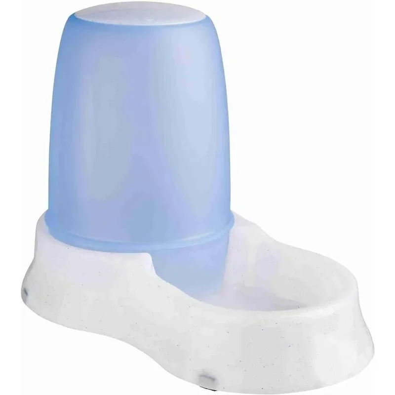 TRIXIE Distributeur d'eau et nourriture en plastique 1,5L 28x20x17cm Coloris Aléatoire