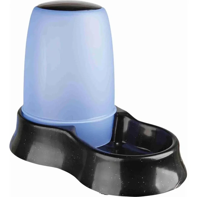 TRIXIE Distributeur d'eau et nourriture en plastique 1,5L 28x20x17cm Coloris Aléatoire