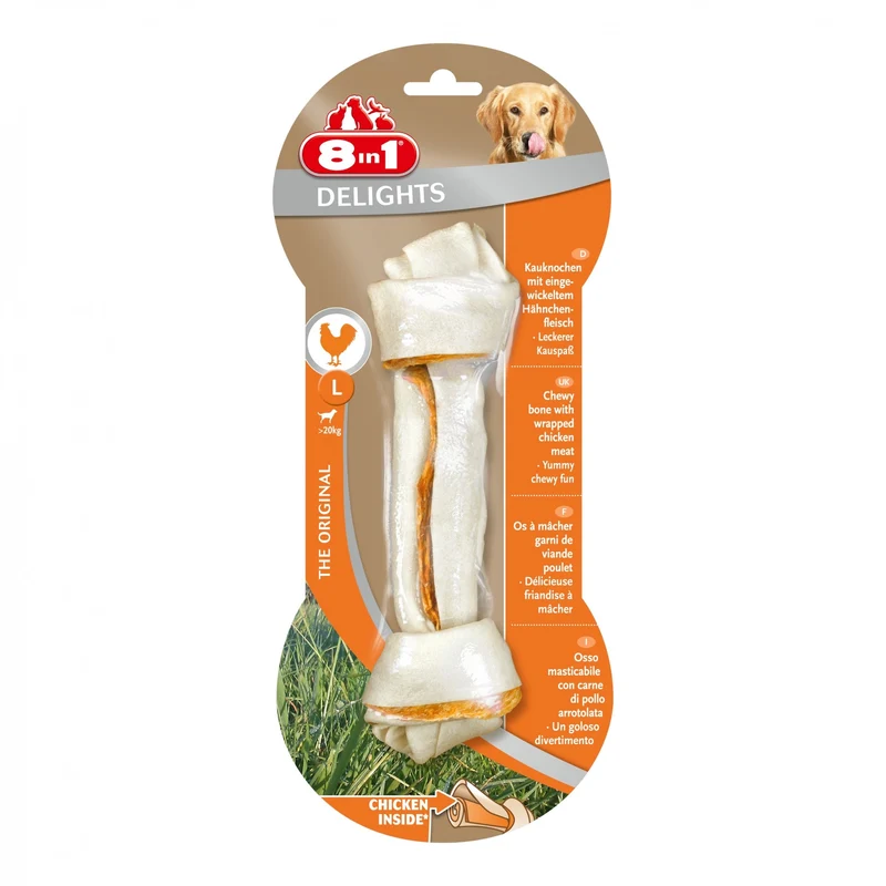 Os à mâcher 8 in 1 Delights poulet chien