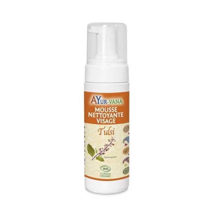 Mousse Nettoyante Visage Tulsi - 150 ml - Ayur-Vana