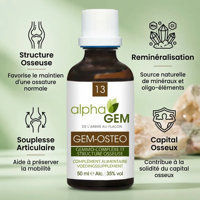 Gem-Ostéo 13 Bio - 50 Ml - Alphagem