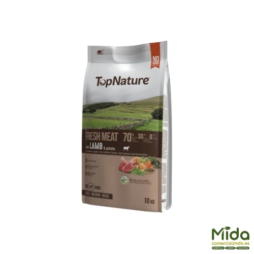 Je pense que TOPNATURE Viande Fraîche Agneau Medium-Maxi Chiens 10Kg