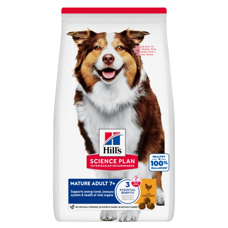 Hill's Science Plan Medium Mature Adult 7+ au poulet - croquettes chien
