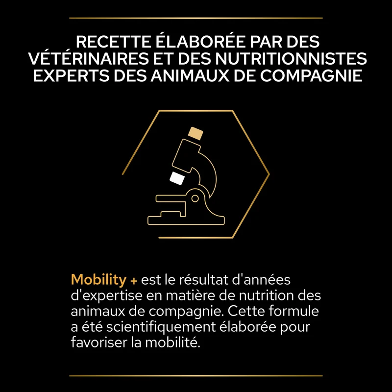 Pro Plan Mobility+ aliment complémentaire en poudre chien