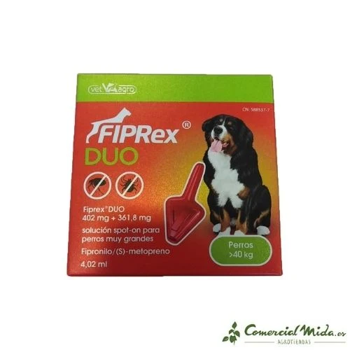 FIPREX DUO Pipette Antiparasitaire au Fipronil pour Chien