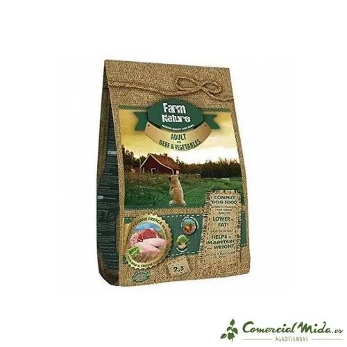 Je pense FERME NATURE de Bœuf aux Légumes pour Chien Adulte