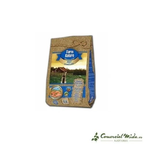 Je pense FERME NATURE de Saumon et Riz pour Chien Adulte