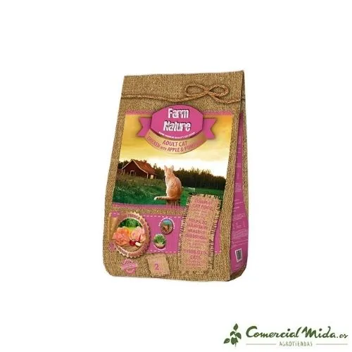 Je pense FERME NATURE de Poulet aux Pommes et à la Citrouille pour Chats