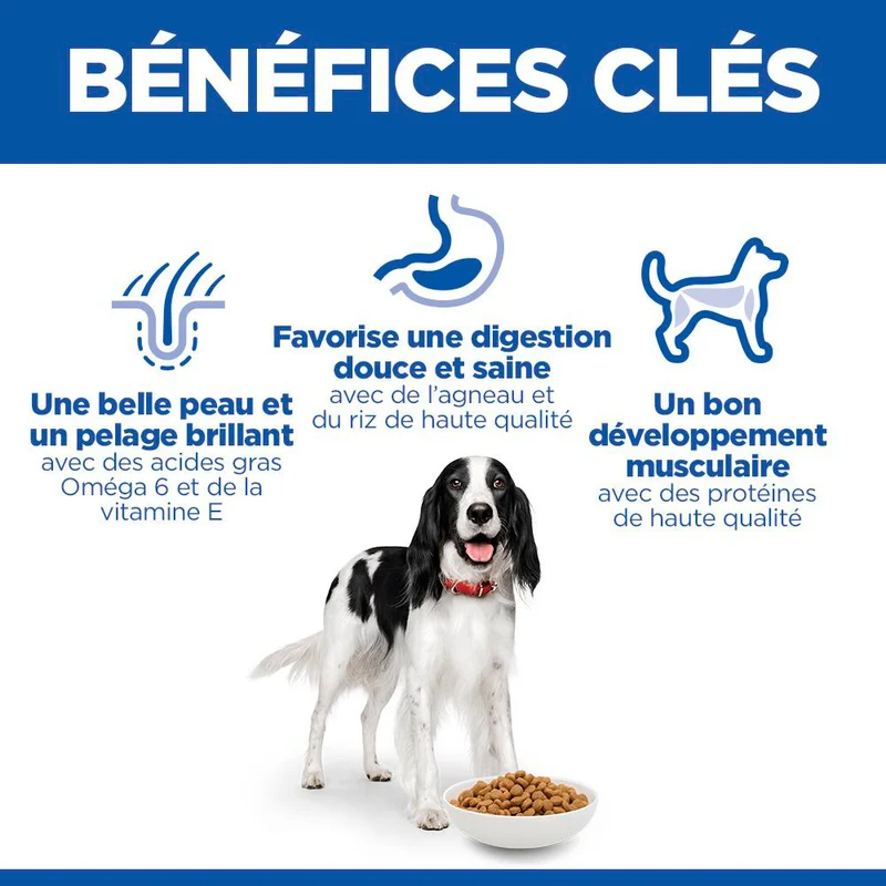 Hill's Science Plan Medium Adult à l'agneau - croquettes chien