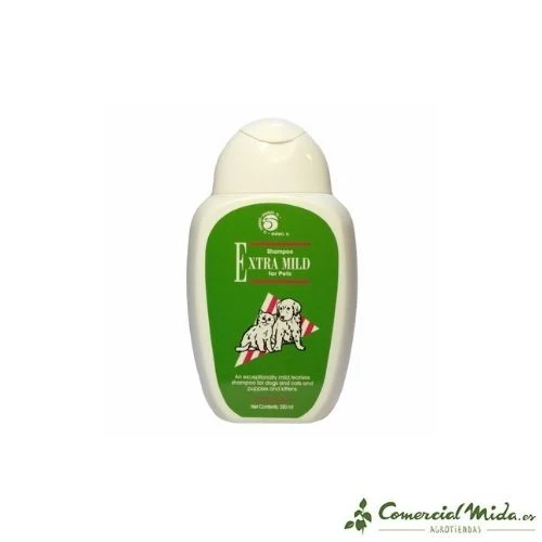 RING5 Shampoing Extra Doux Hypoallergénique 250 ml pour Animaux de Compagnie